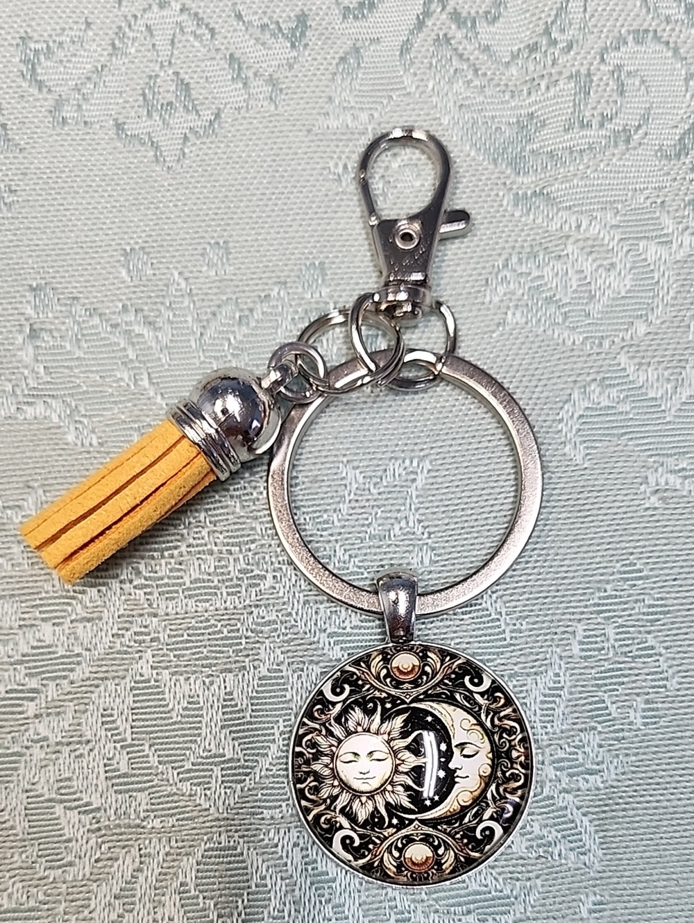Sun & Moon Celestial Keychain!